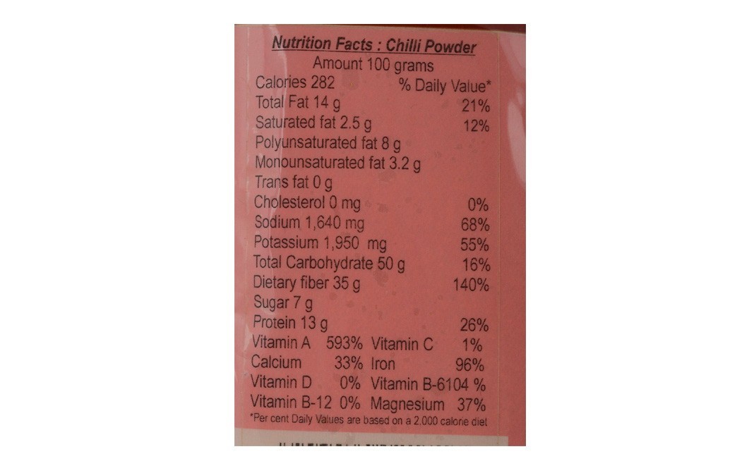Chataka Chilli Powder Regular    Pack  400 grams
